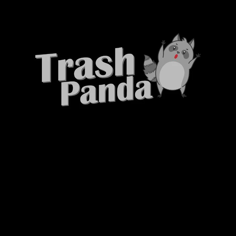 Trash Panda Waschbär Allesfresser
