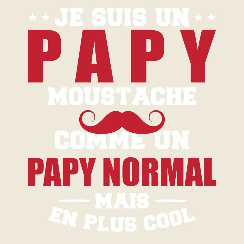 Un papy moustache comme un papy normal