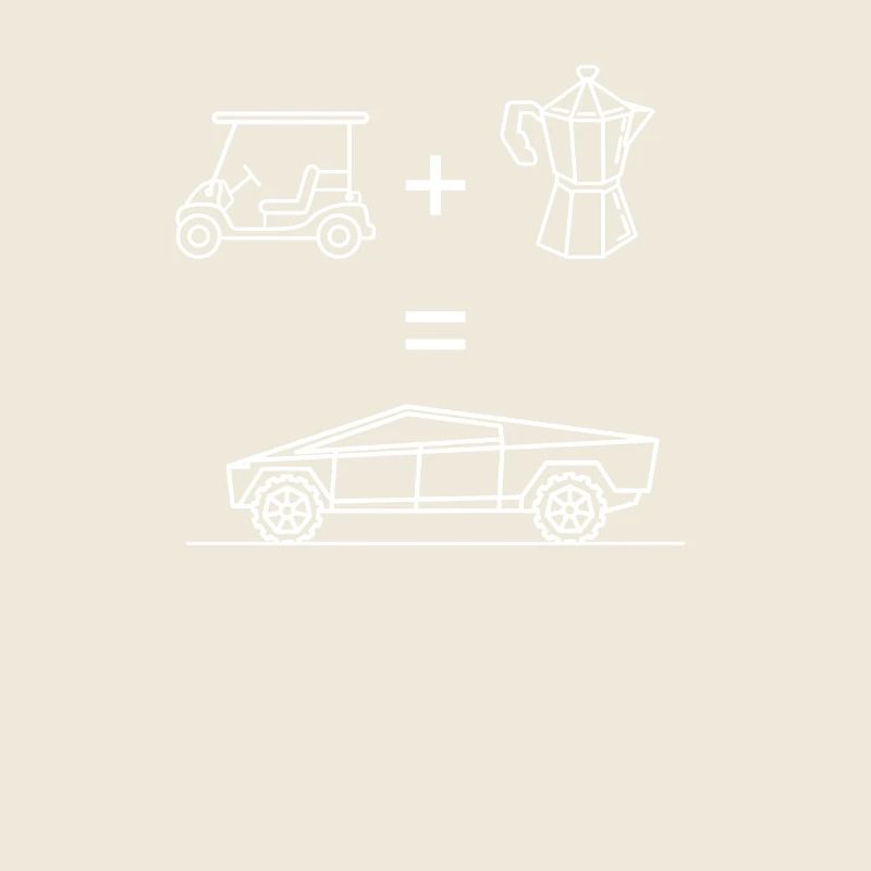 Cafetière Chariot de golf Camionnette