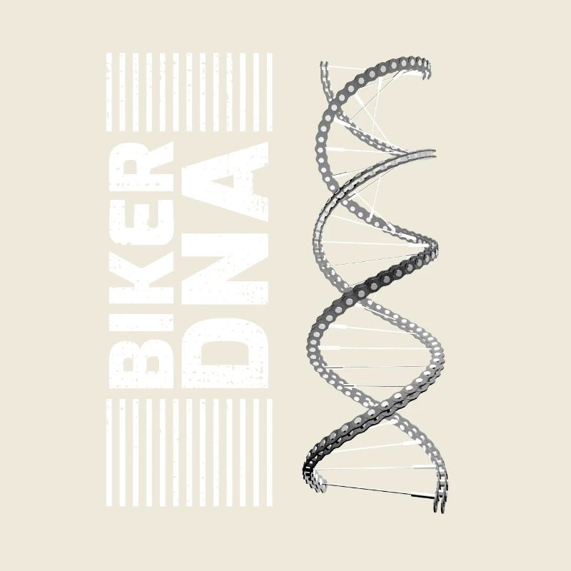 Fahradfahrer DNA Kette Speichen