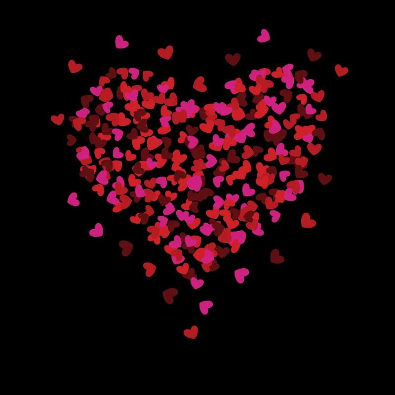 Saint-Valentin petits coeurs bombe aérosol