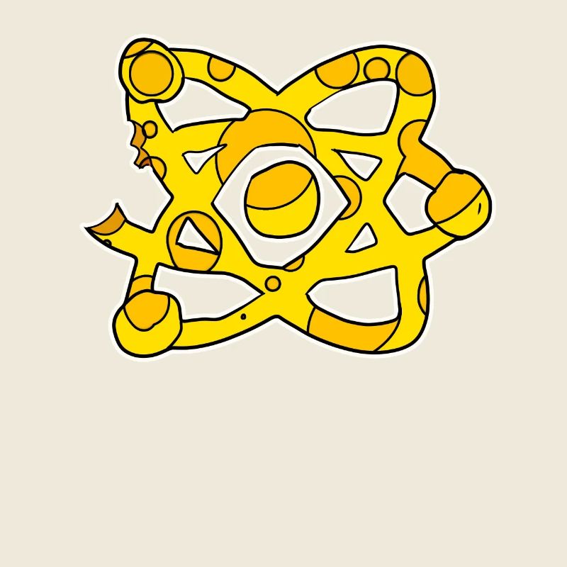 Symbole de la science Fromage scientifique