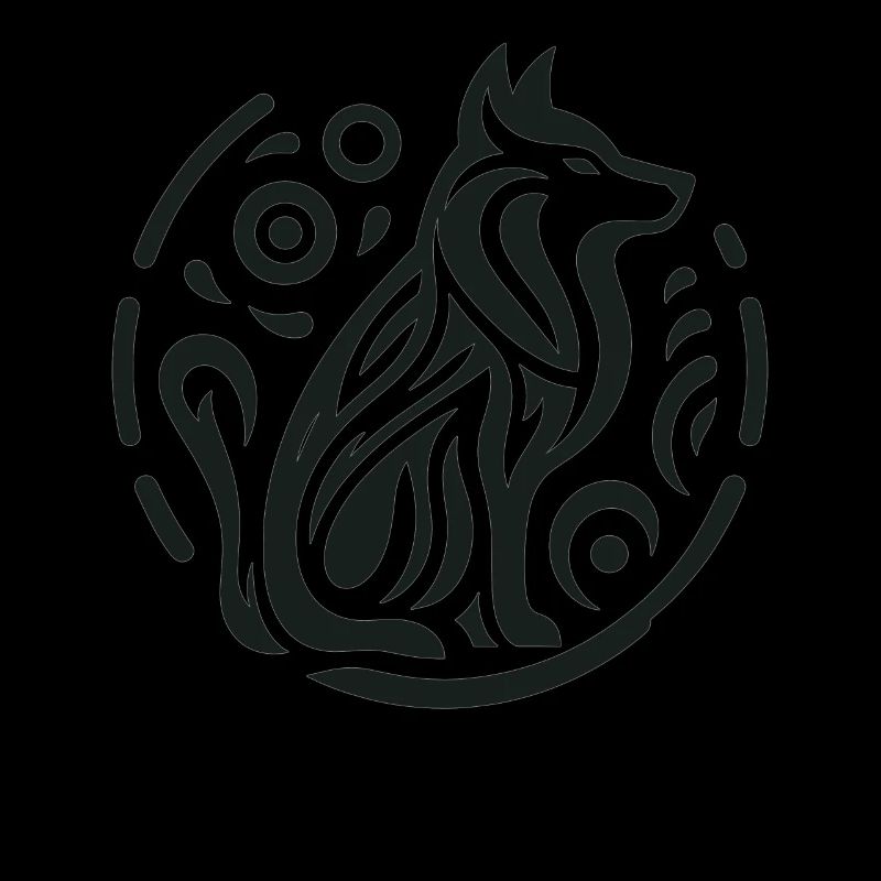 Wolve Indianer-Tierkreiszeichen