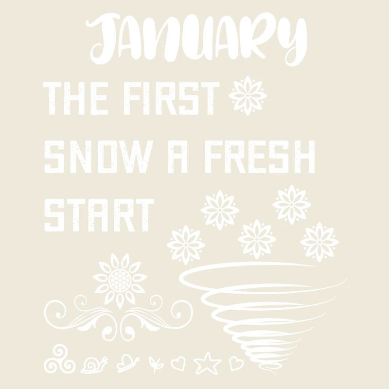 Januar, der erste Schnee, ein Neuanfang.