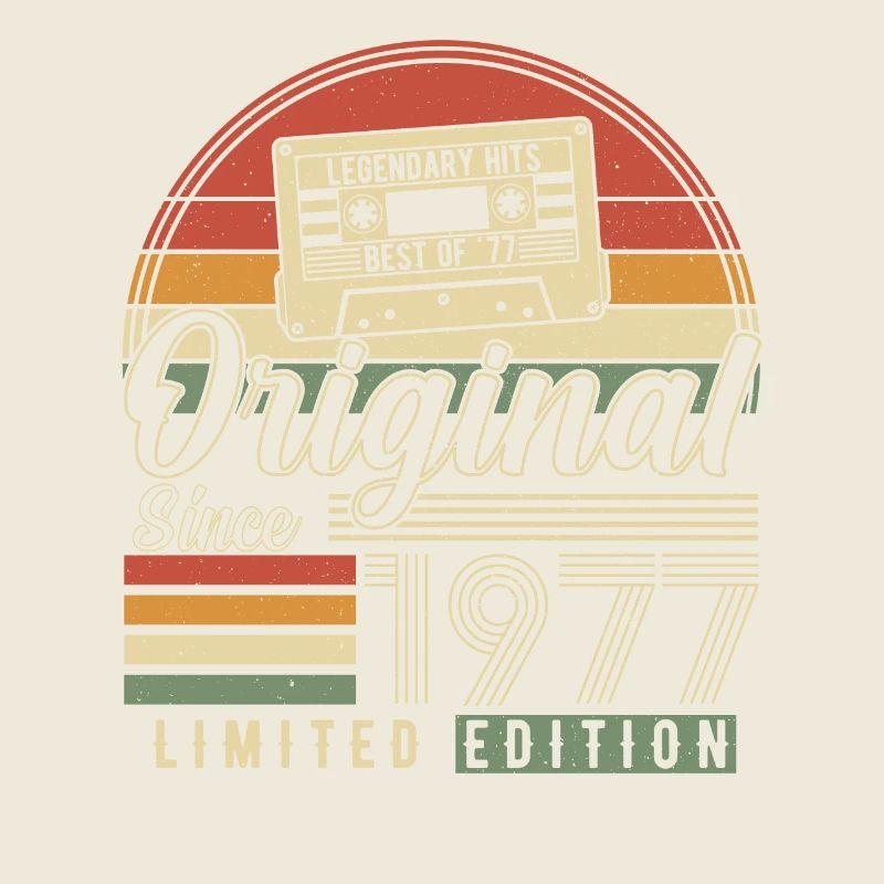 Retro Geburtstag 1977