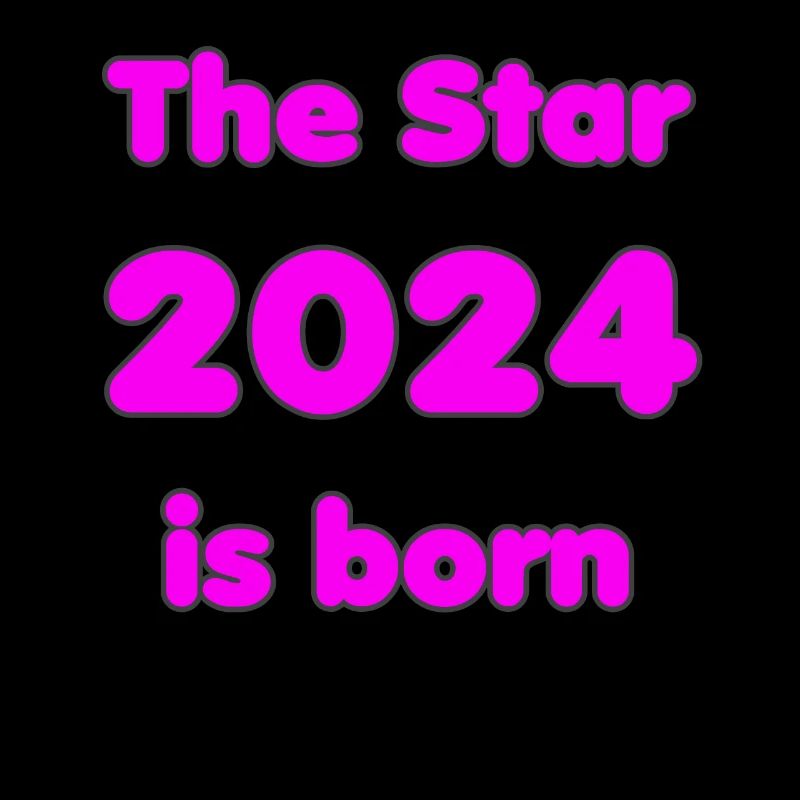 Geburt 2024 - Geschenk - The Star 2024 is born
