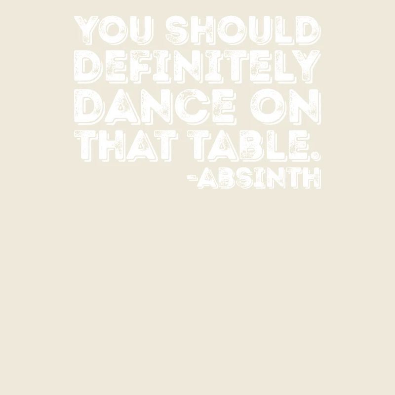 Vous devriez absolument danser sur cette table d’absinthe