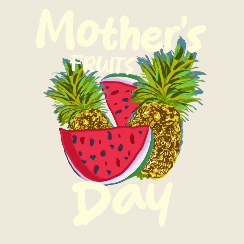 Muttertag mit Ananas und Wassermelonen