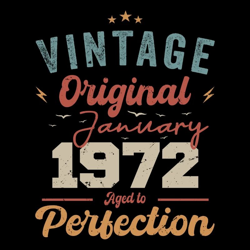 January 1972 Legend for 52 years