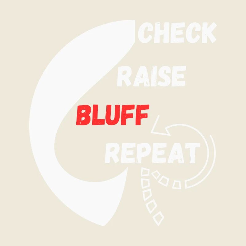 Poker repeat style "chec, raise, bluff, repeat"