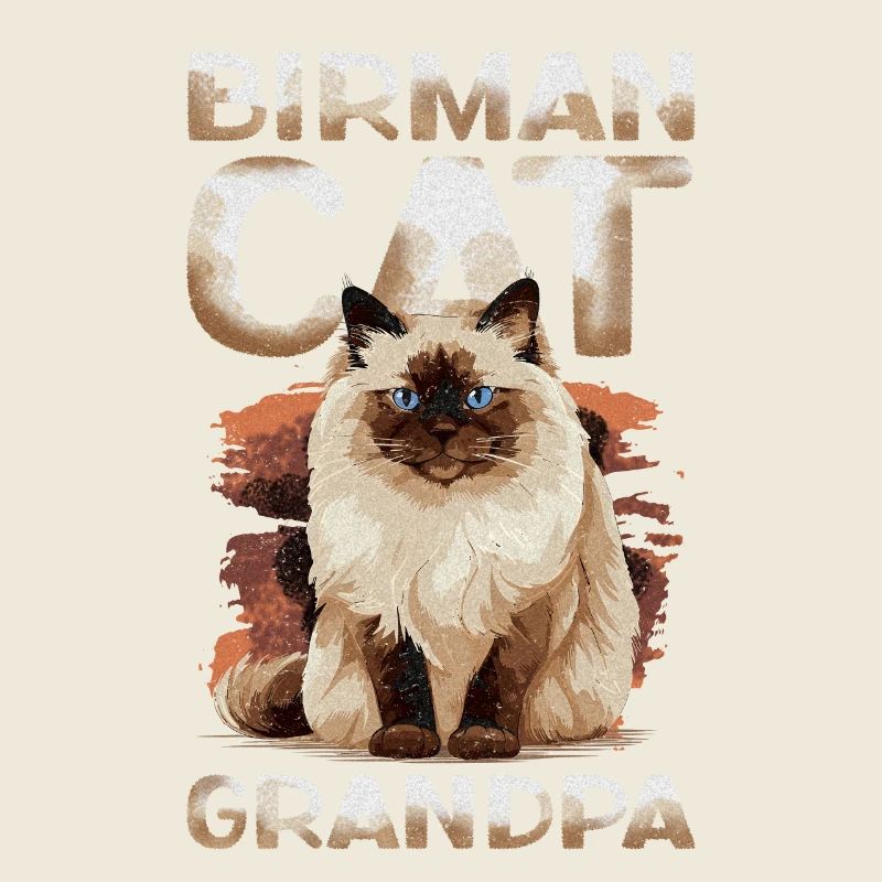 Birma Katzen Opa Birmakatze Birmchen Geschenk