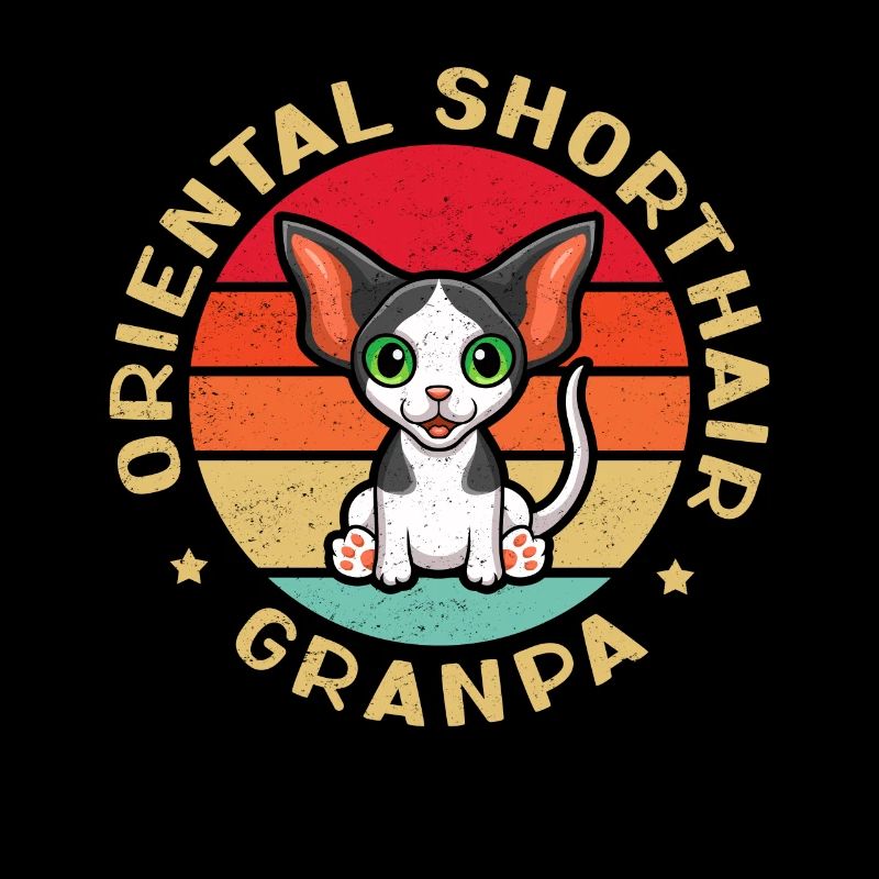 Orientalisch Kurzhaar Opa OKH Katze Geschenk