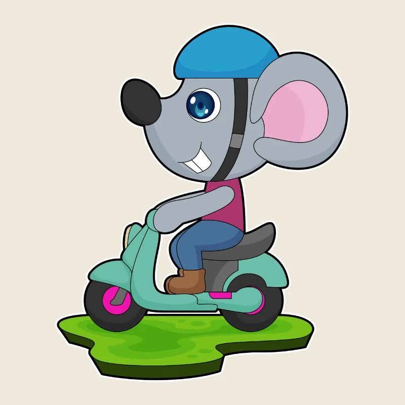 Trottinette souris