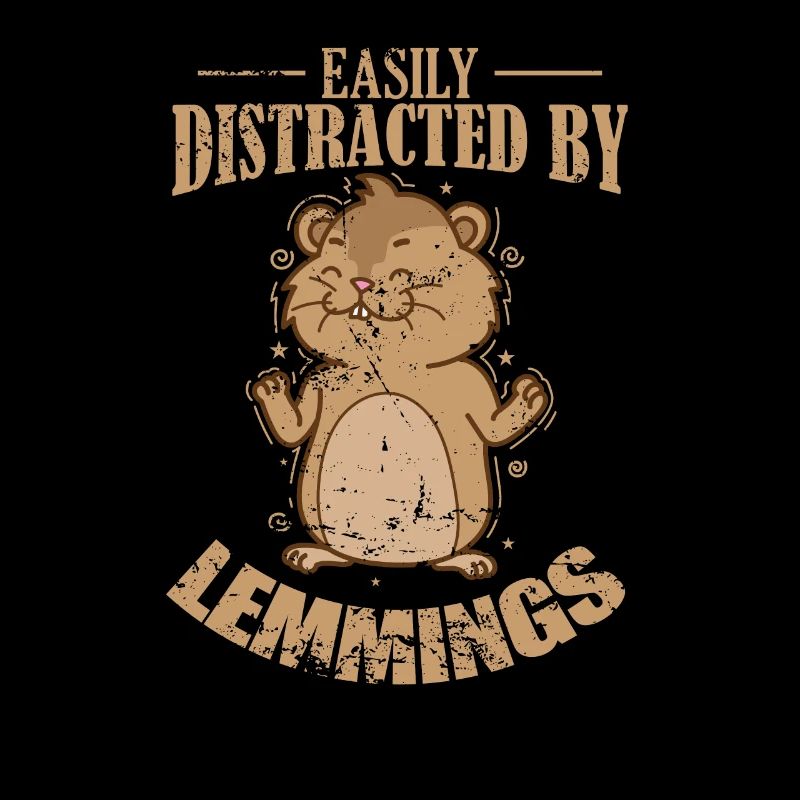 Easily Distracted by Lemmings Rodent
