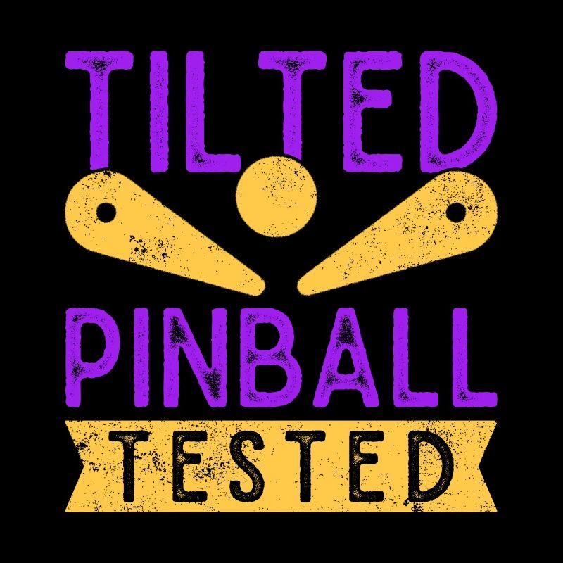 Tilted Pinball Tested Pinball Machine Arcade Game