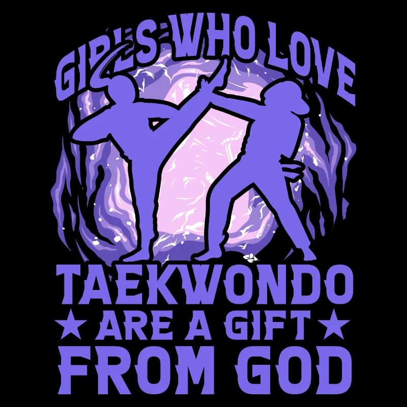 Mädchen, die Taekwondo lieben, sind ein Geschenk Gottes