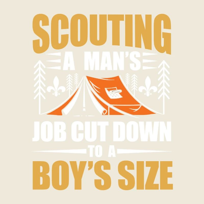 Scouting A Man's Job Cut Down To A Boy's Size