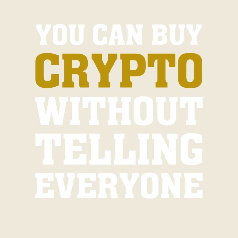 Vous pouvez acheter des crypto-monnaies sans dire drôle à tout le monde