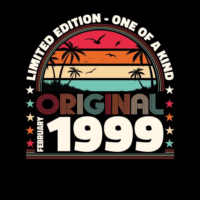 25th Birthday Original February Year 1999