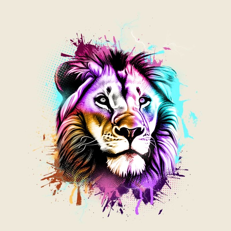 Lion Colorful