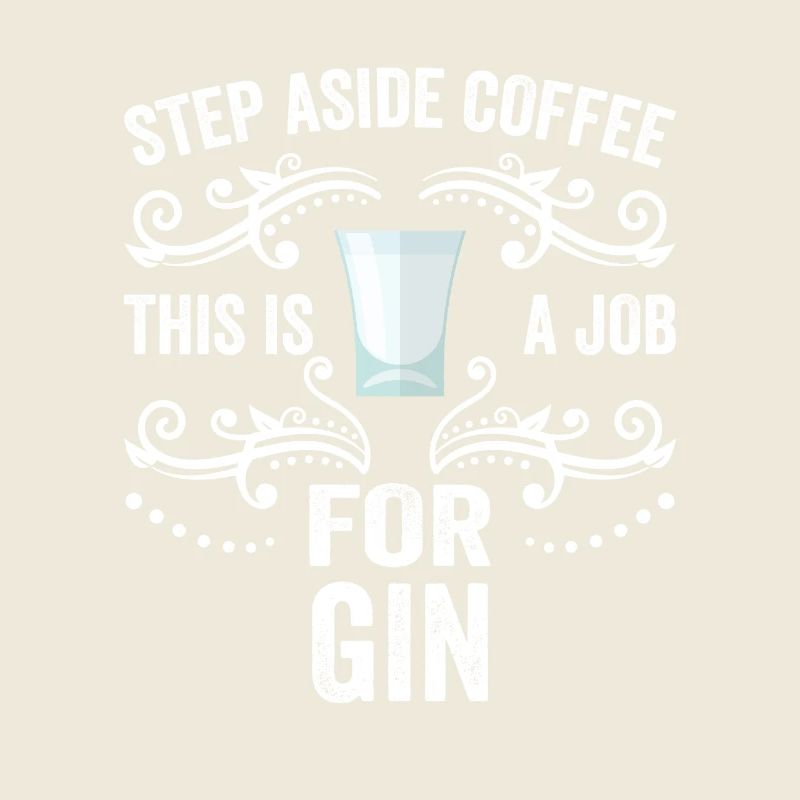 Mettez de côté le café c’est un travail pour le gin drôle