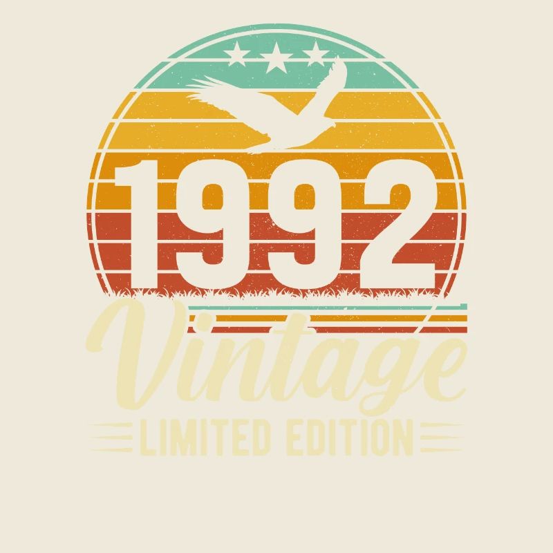 Design rétro vintage créatif de 1992