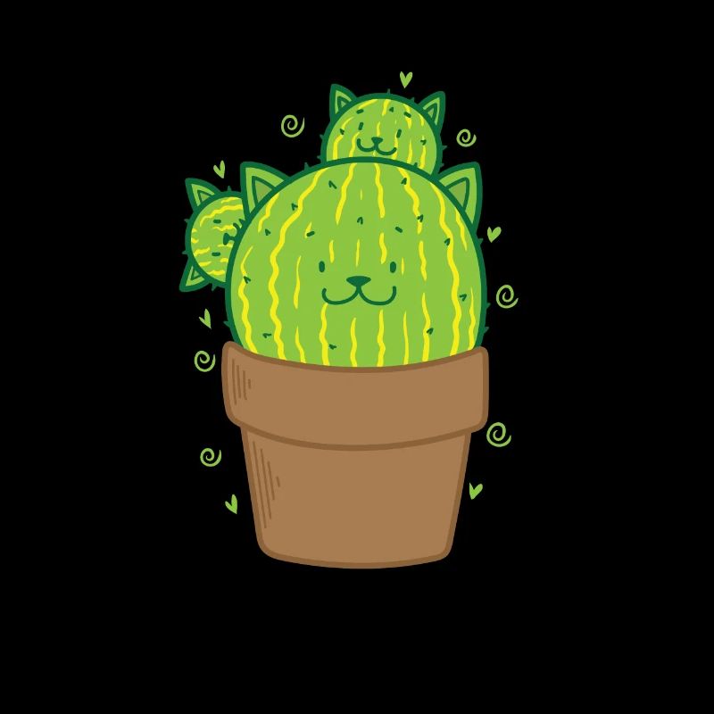 Cat Cactus in Pot Plant