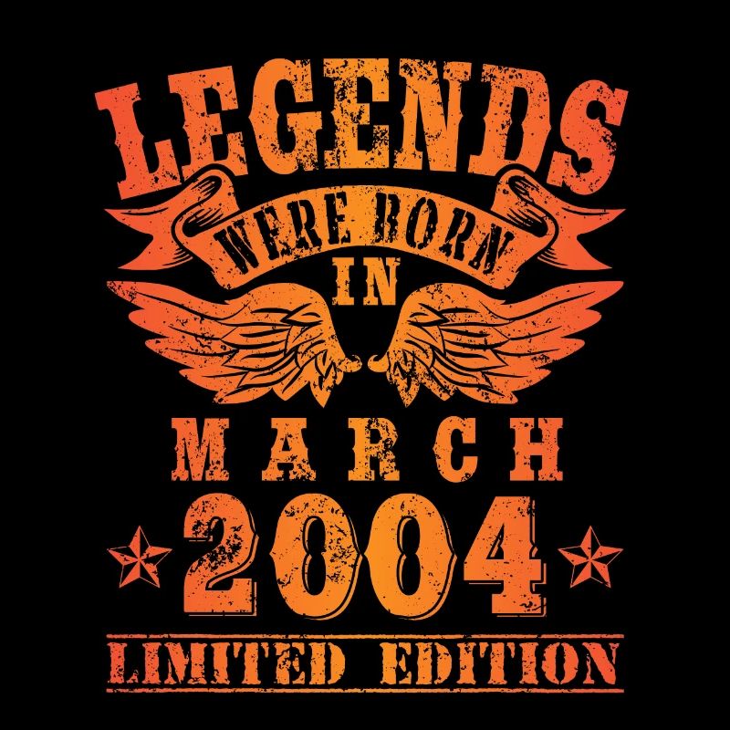 Legends sont nés en Mars 2004 Anniversaire