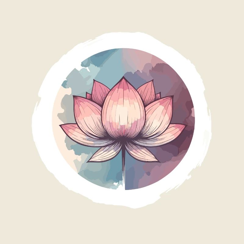 Fleur de Lotus dessinée