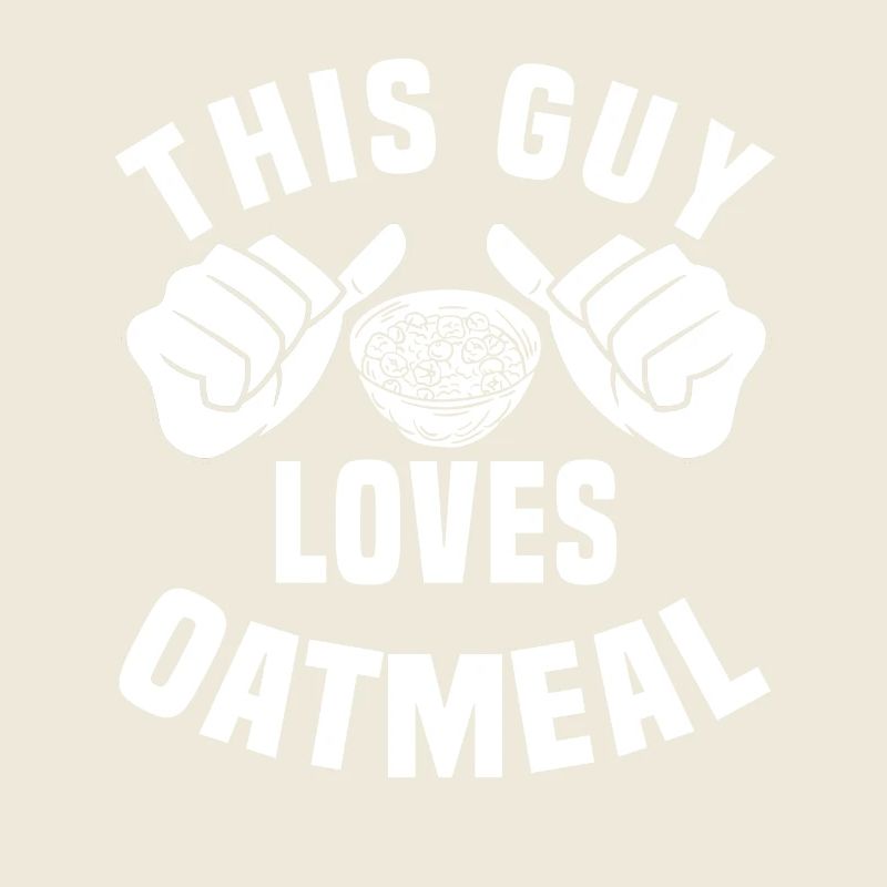 This guy loves oatmeal