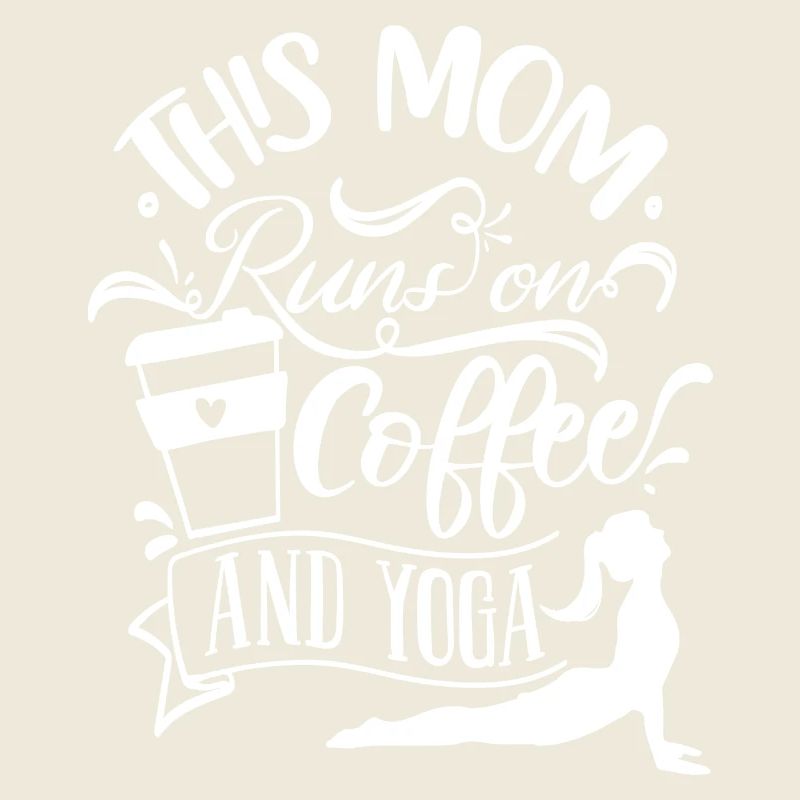 Diese Mama läuft mit Kaffee und Yoga