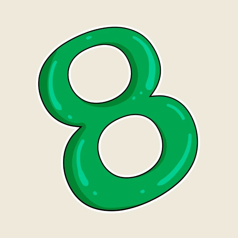 Huit - 8 - Vert