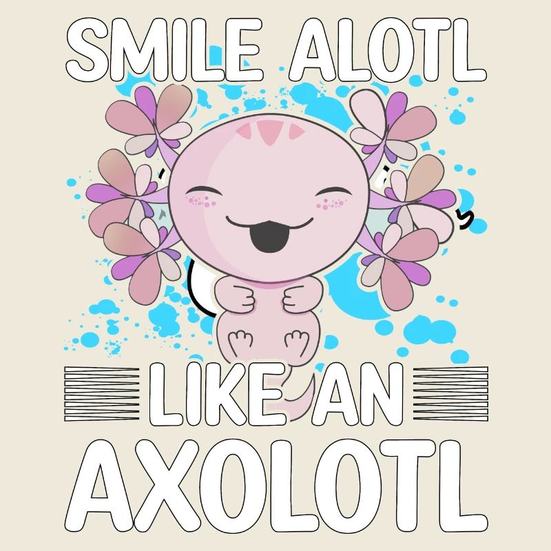 Souriez comme un axolotl