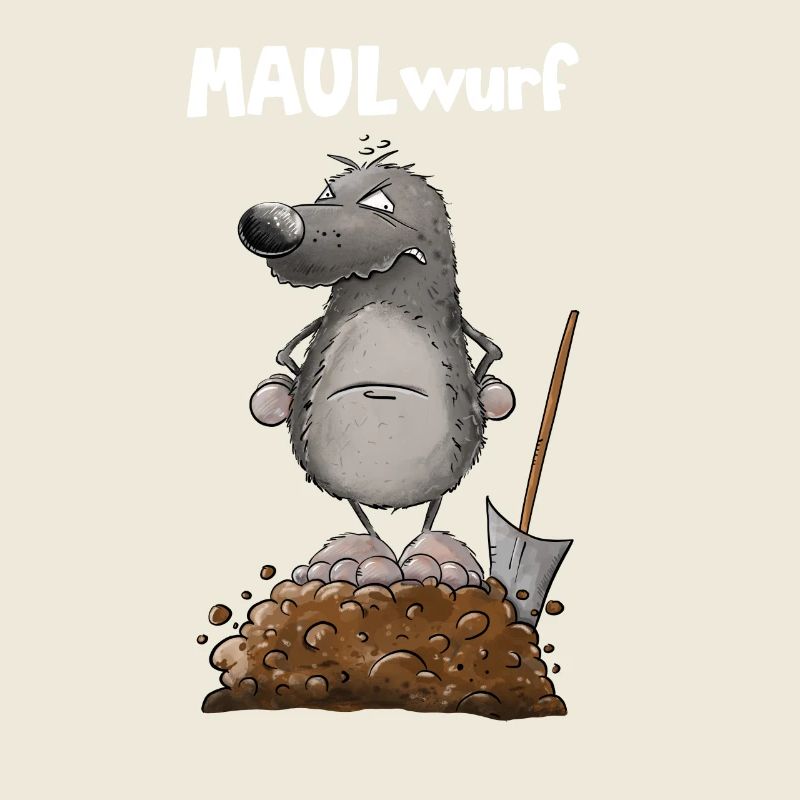 Maulender Nö Maulwurf Wortspiel