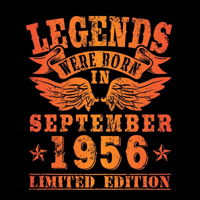 Legends sont nés en Septembre 1956 Anniversaire
