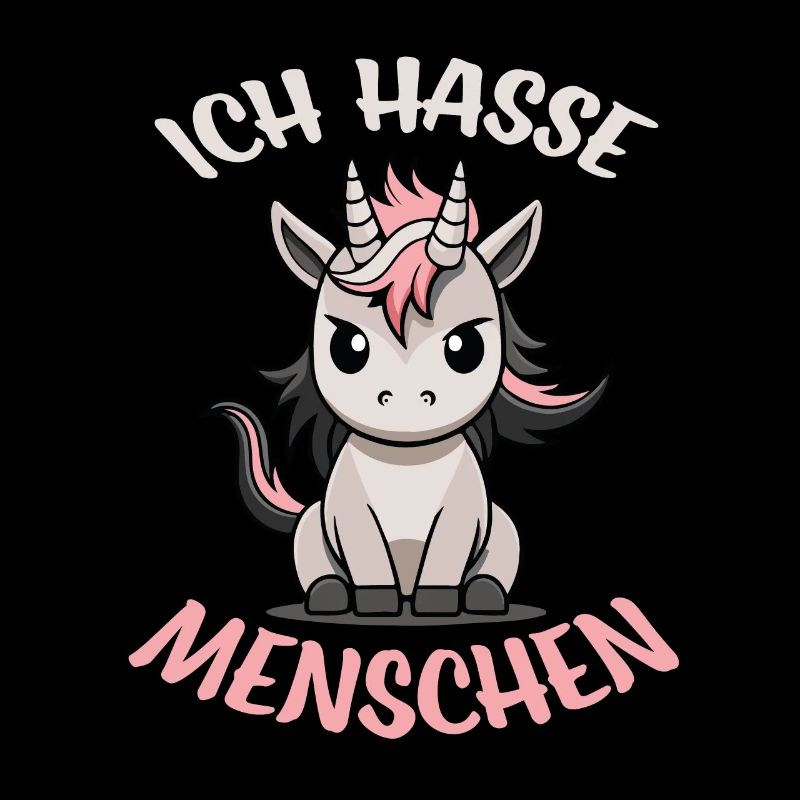 ich hasse menschen - Böses Einhorn