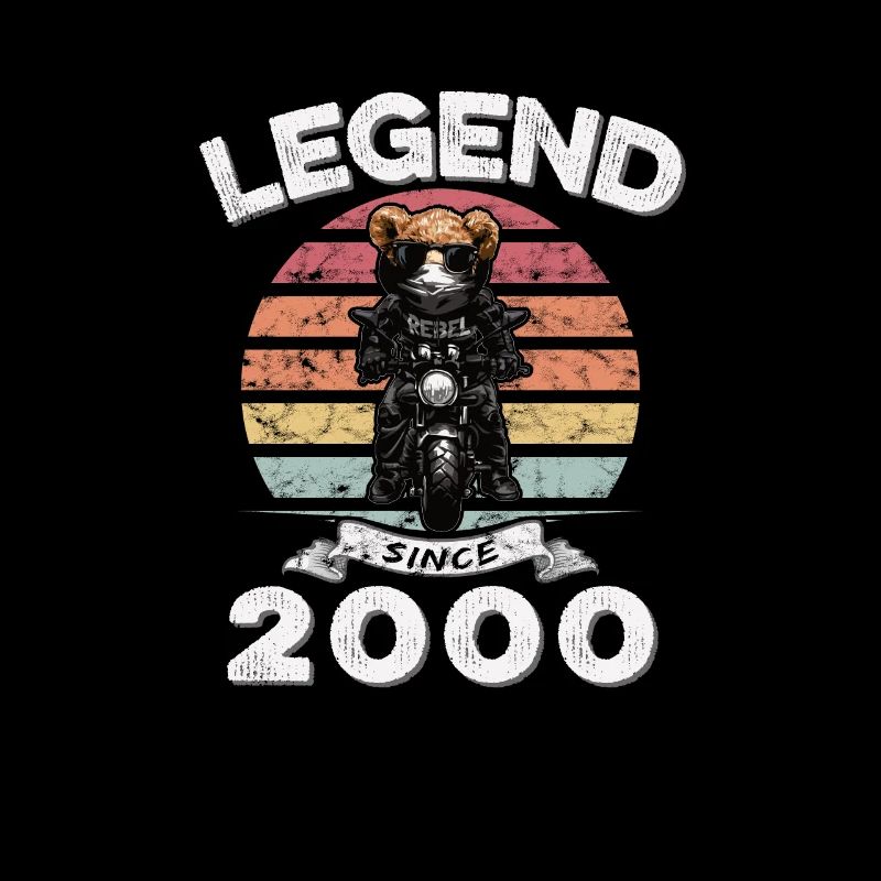 2000 Geburtstag Legend since sunset Teddy