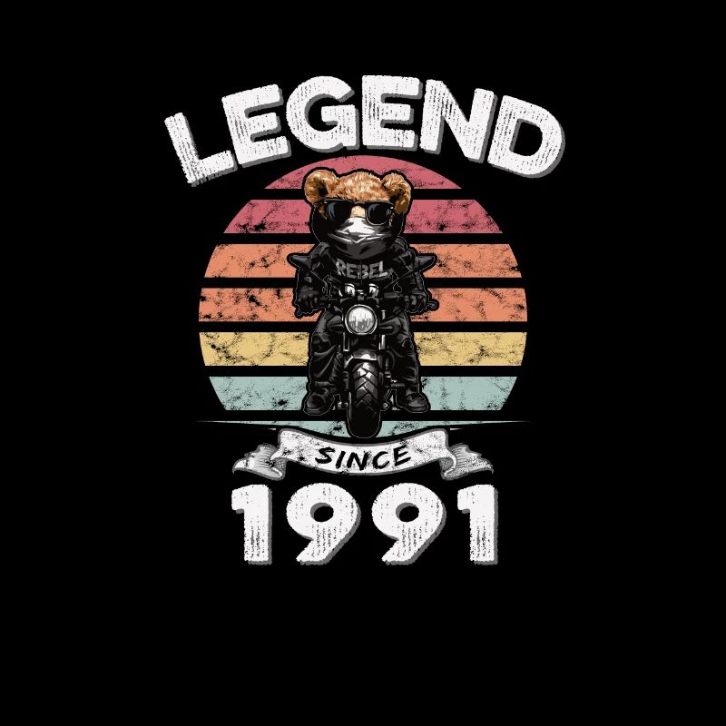 1991 Geburtstag Legend since sunset Teddy
