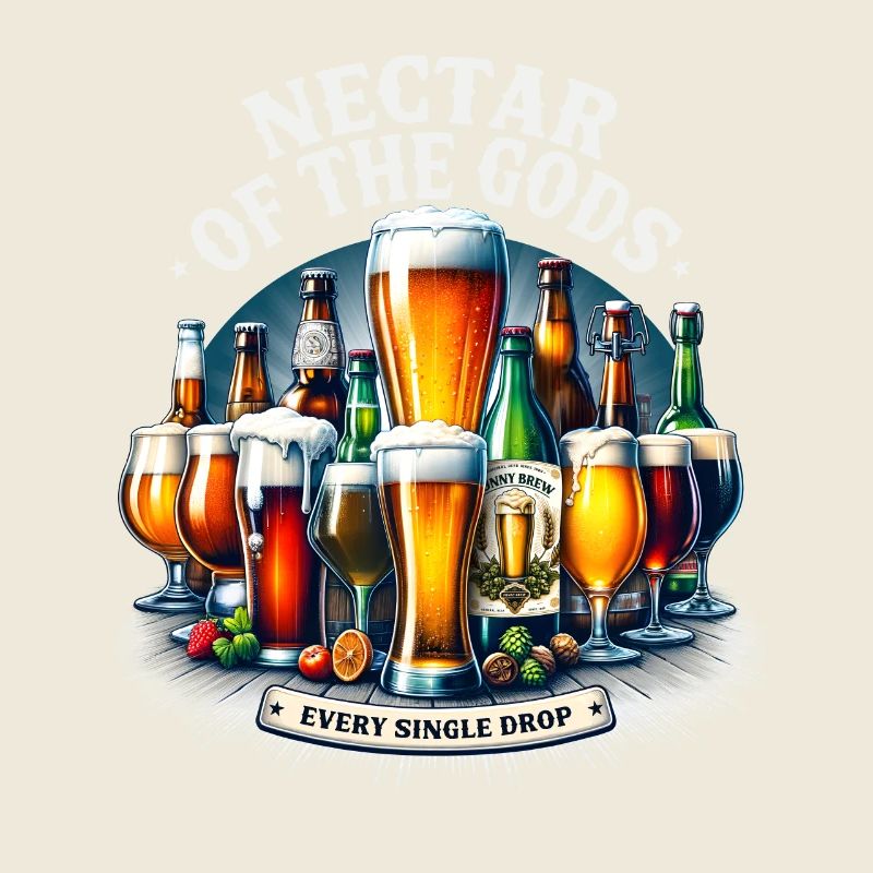 Nectar de bière des dieux amant buveur Party