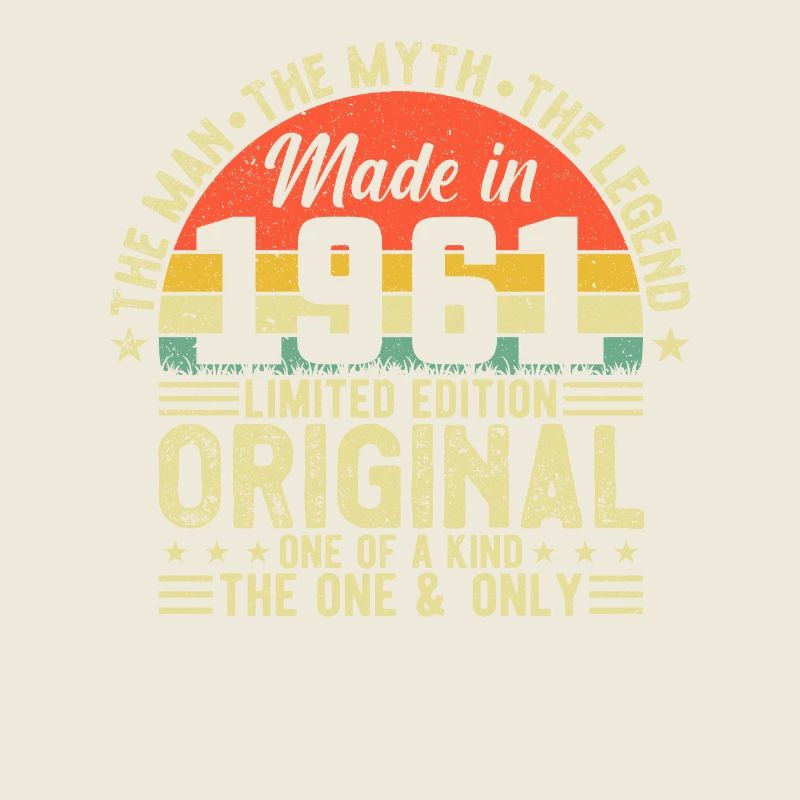 Vintage 1961 Legend - Retro Birthday Gift