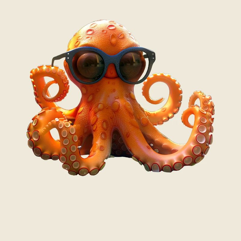 Octopus Small Octopus Cuttlefish Cute Octopus