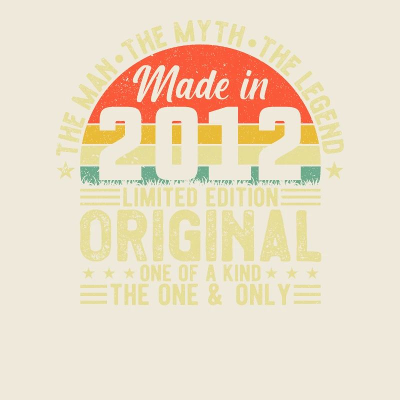 Vintage 2012 - Legendary Birth Year Tee