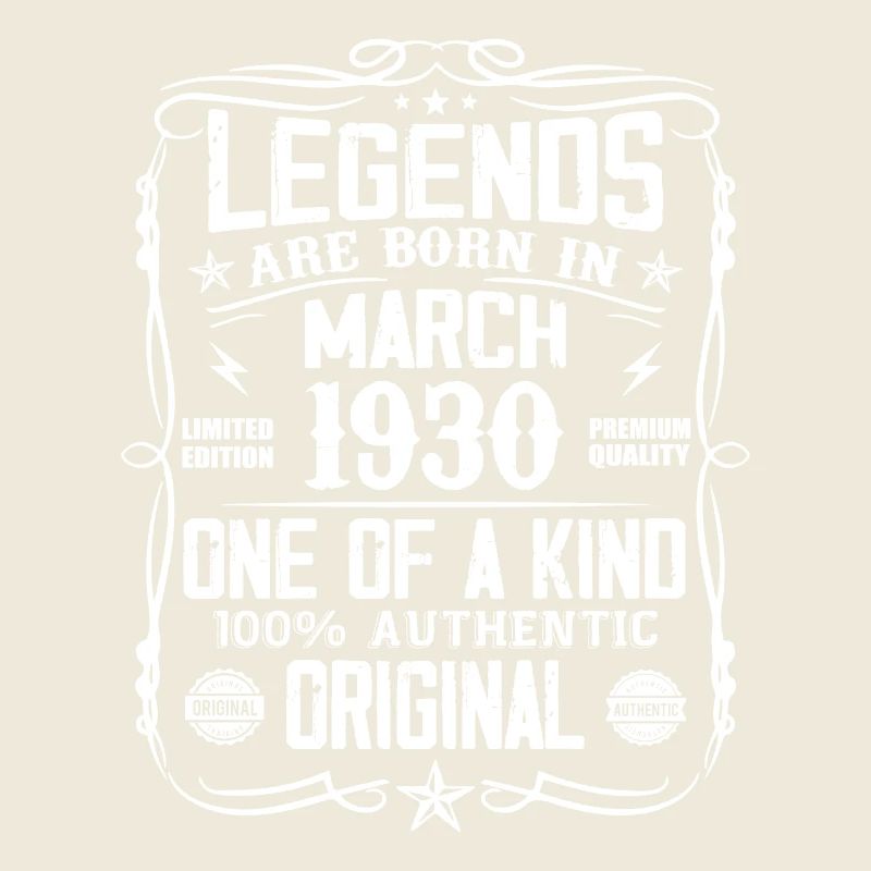 Mars 1930 Vintage Cadeau Anniversaire 94 Ans