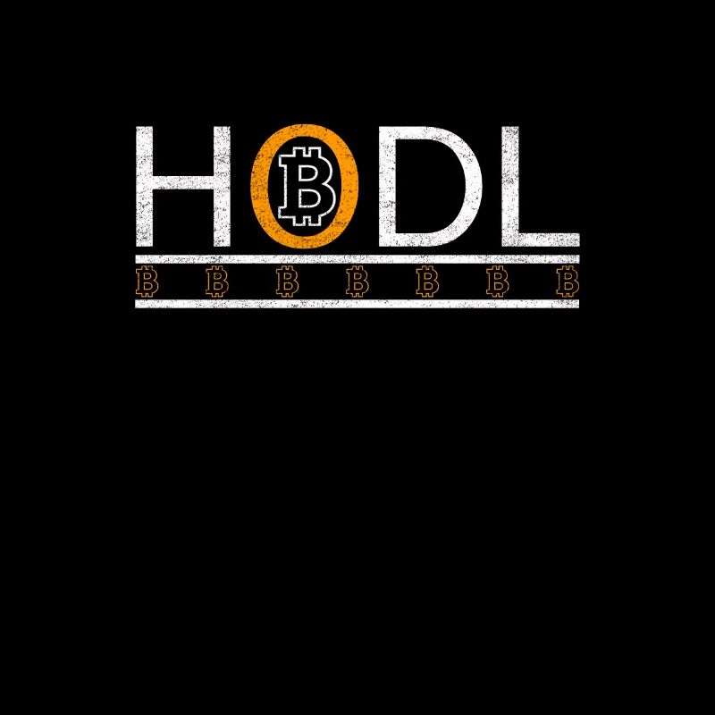 Hodl Crypto Bitcoin BTC Miner Blockchain Trader
