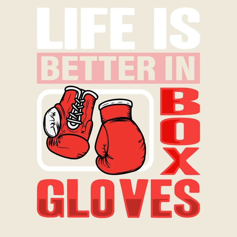 La vie est meilleure dans Box Gloves
