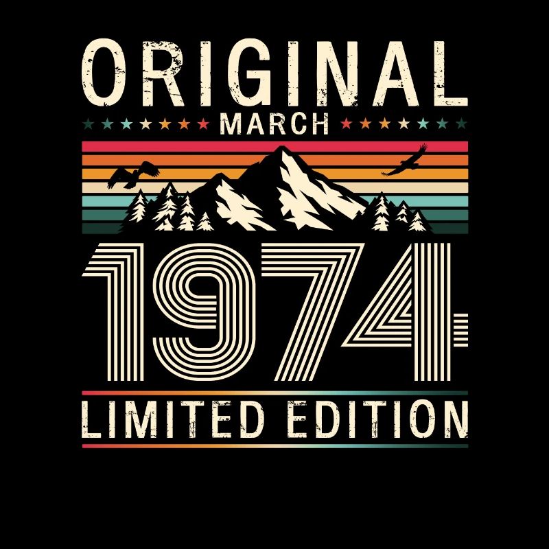 50e anniversaire Original mars 1974