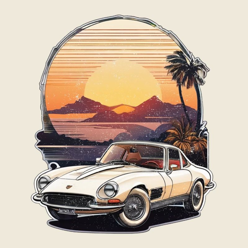 Oldtimer Sonnenuntergang