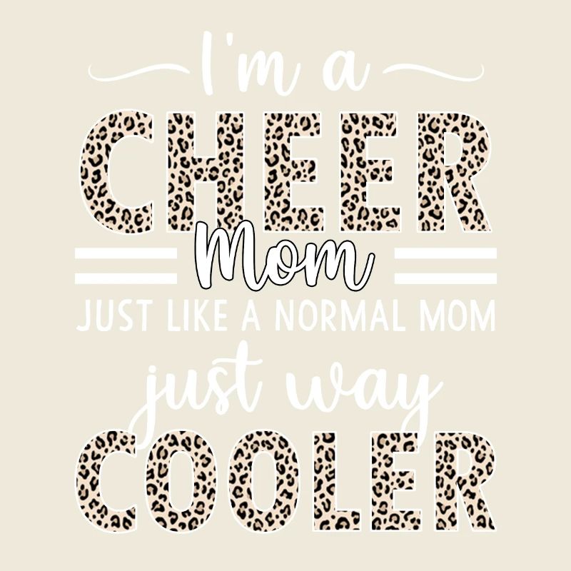Cheerleading Mutter Leopard Gepard Cheer Mama