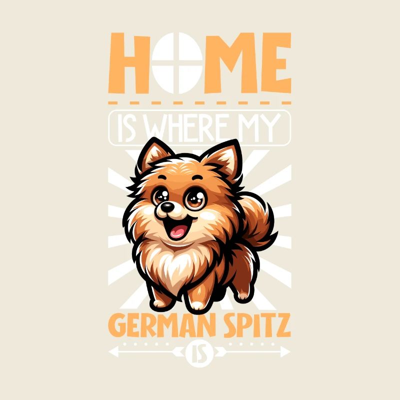 Zuhause - Deutscher Spitz