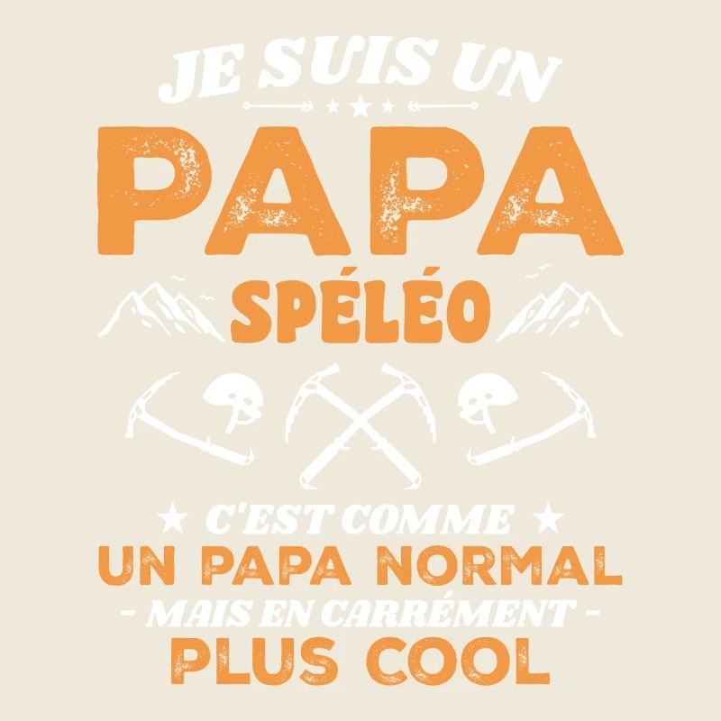 Cooler Höhlenforscher-Papa